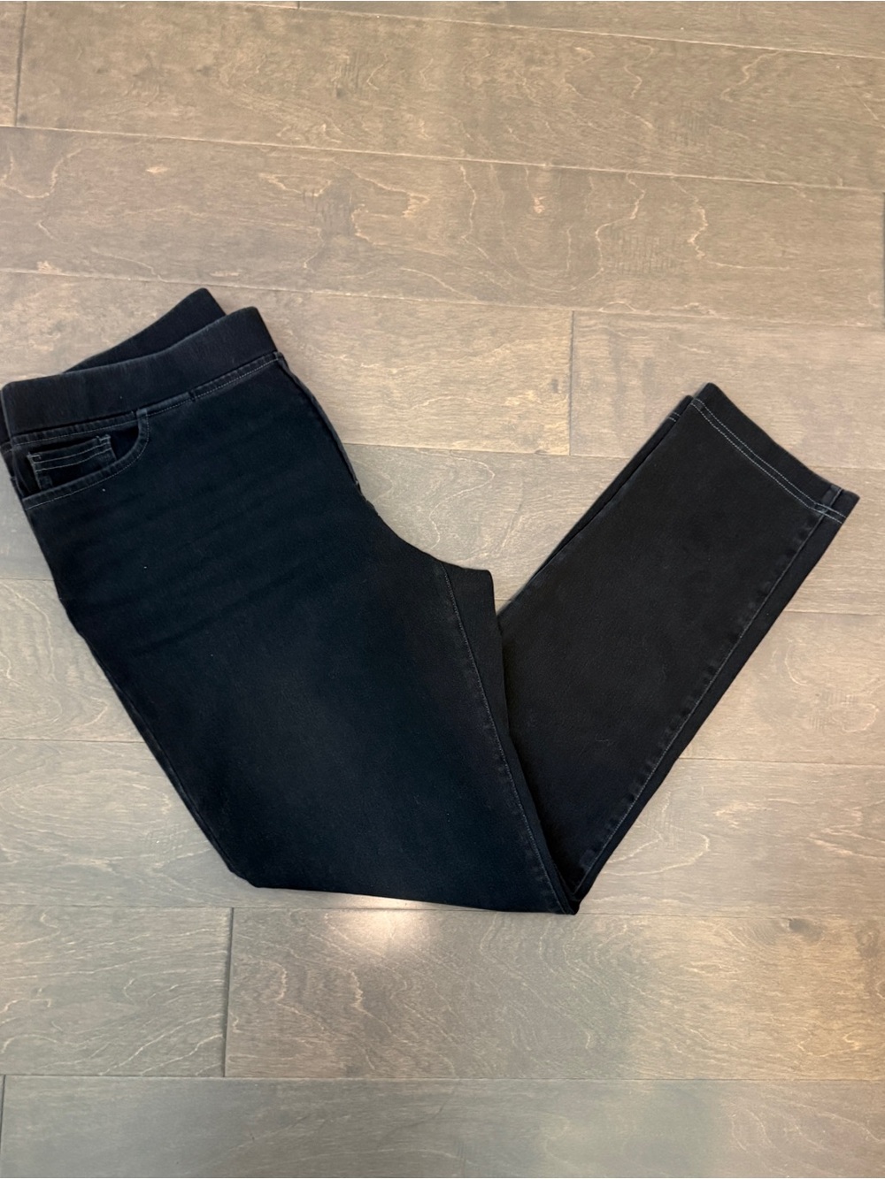 NWOT J. Jill Pure Jill 5 Pocket Knit Jeans Black Women’s Medium